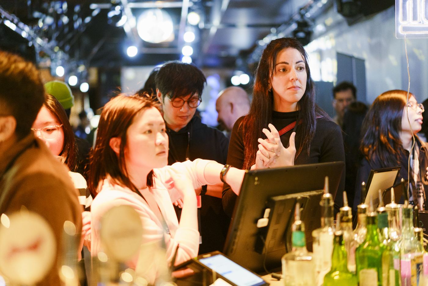 The bar at TRUNK